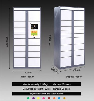 Middle / High End Parcel Delivery Locker Community Use Smart With Standing Legs