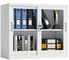 2 Sliding Glass Door Steel Office Funiture File Storage Cabinet