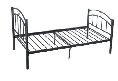 700 Mm Height Iron Steel School Furniture Bed Base Strong Structure Black Color