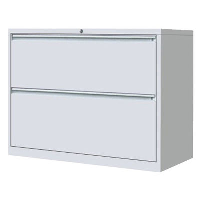 Two Drawer Lateral Metal Filing Cabinet Knockdown Design