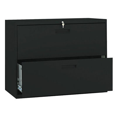 Two Drawer Lateral Metal Filing Cabinet Knockdown Design