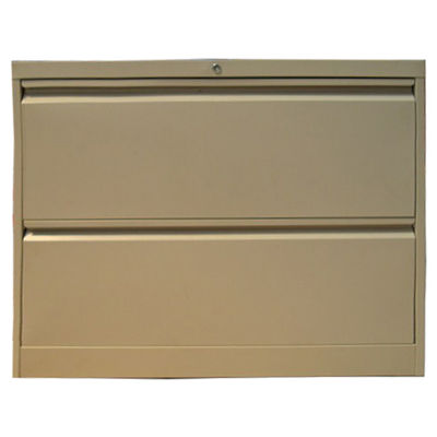 Two Drawer Lateral Metal Filing Cabinet Knockdown Design