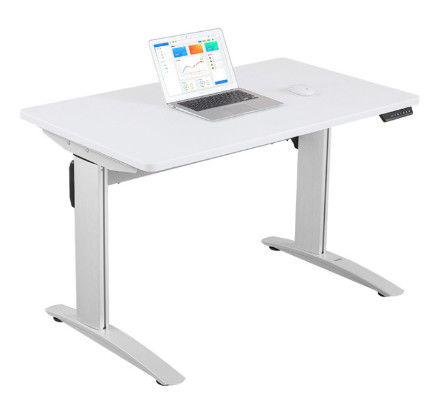 Fashionable Steel Office Furniture White Sitting Electric Standing Lifting Table