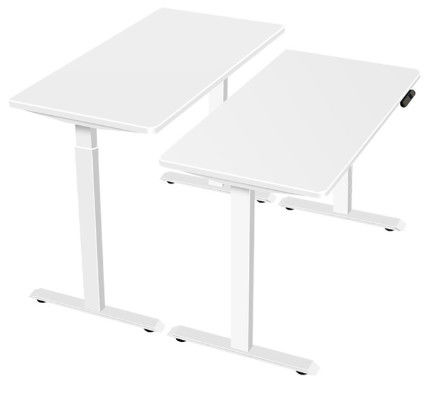 Fashionable Steel Office Furniture White Sitting Electric Standing Lifting Table