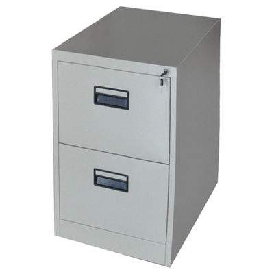 Office Steel Cabinet Two Drawer File Cabinet With PVC Recessed Handle