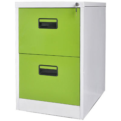 Office Steel Cabinet Two Drawer File Cabinet With PVC Recessed Handle