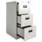 High Sided 3 Drawers Metal Filing Cabinet For A4 / A5 Documents
