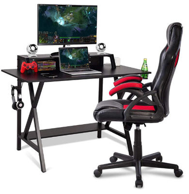 Customized Base Steel Office Furniture Multi Purpose Computer Game Desks