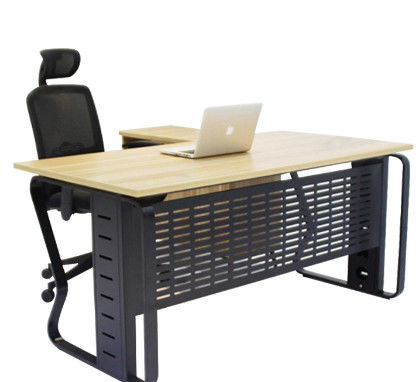 Stainless Steel Frame Administrative Office Desk , 18 - 25mm Steeline Office Furniture