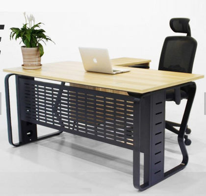 Stainless Steel Frame Administrative Office Desk , 18 - 25mm Steeline Office Furniture