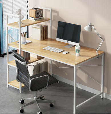 Wood Desktop Steel Office Table