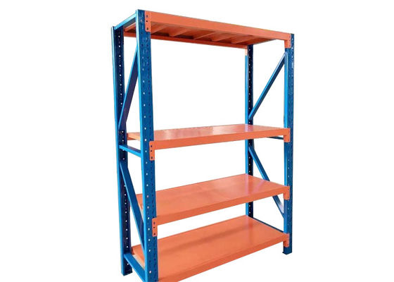 H2000 * W1800 * D600mm Steel Shelving Racks Corrosion Protection Middle / Heavy Duty