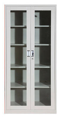 Glass Swing Door Metal Filing Cabinet 1850*850*400