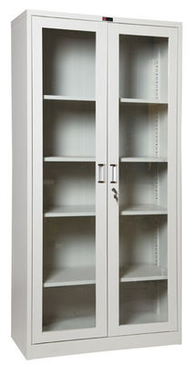 Glass Swing Door Metal Filing Cabinet 1850*850*400