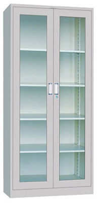 Glass Swing Door Metal Filing Cabinet 1850*850*400