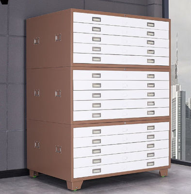 Customized steel office furniture A4 paper drawing cabinet map file cabinet