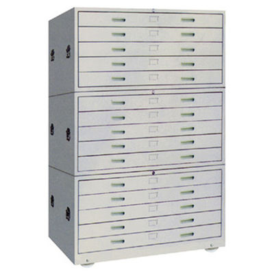 5 Drawer Steel Storage Cabinet Fully Welded Plan Chest