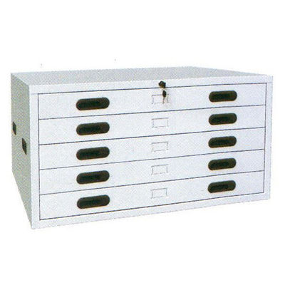 5 Drawer Steel Storage Cabinet Fully Welded Plan Chest