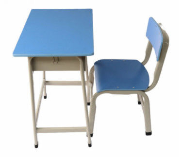 Single Student Chair With Writing Table , Kids Adjustable Student Desk And Chair