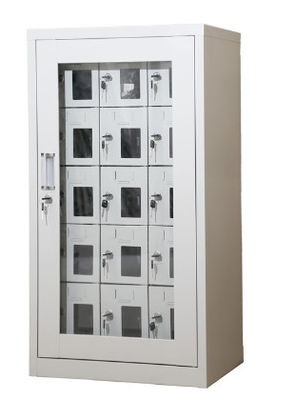 School / Public Steel Office Furniture Multiple Mobile Phone Charging Stations