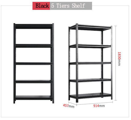 Families / Stores Steel Shelving Racks 50mm Distance 30 - 90kg Per Layer Bearing