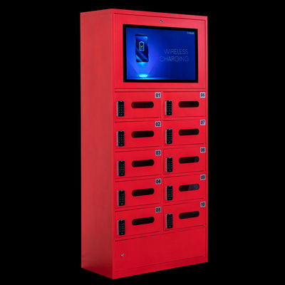 Electronic Cell Phone Storage Cabinet Lcd Screen Fireproof For Staff Deposit