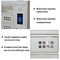 5V / 2.1A Multi Plug Cell Phone Storage Cabinet Touch Ads Screen Hotel Use