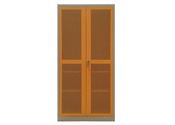 Customized Folding Cupboard For Clothes Orange Net Doors 36 &quot; W X 16 &quot; D X 72 &quot; H Size