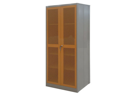 Customized Folding Cupboard For Clothes Orange Net Doors 36 &quot; W X 16 &quot; D X 72 &quot; H Size