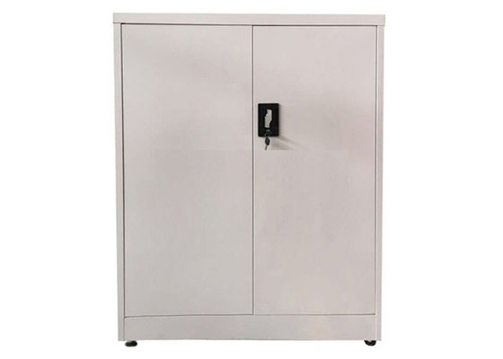 Powder Coated Finish Short Metal Cabinet , Light Gray Fold Away Craft Cabinet