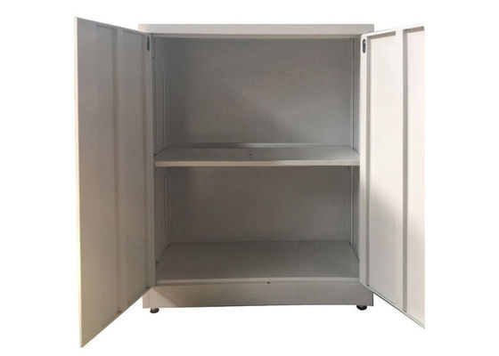 Powder Coated Finish Short Metal Cabinet , Light Gray Fold Away Craft Cabinet