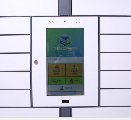 Steel Smart Parcel Delivery Locker Intelligent Express Cabinet One Main Four Duty Electronic Lock