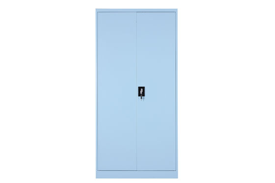 Steel Cupboards Cabinet Foldable Storage Cabinets 36 &quot; W X 20 &quot; D X 74 &quot; H Size Sky Blue Color