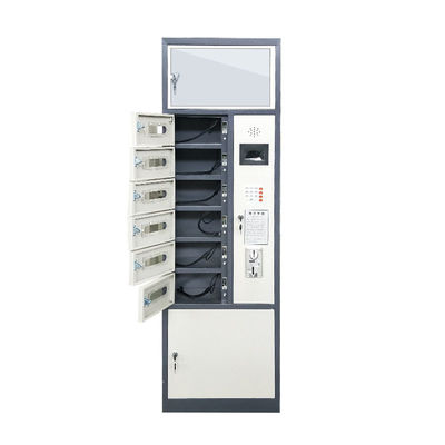 Vertical Cell Phone Charging Kiosk , Airport Charging Lockers For Phones