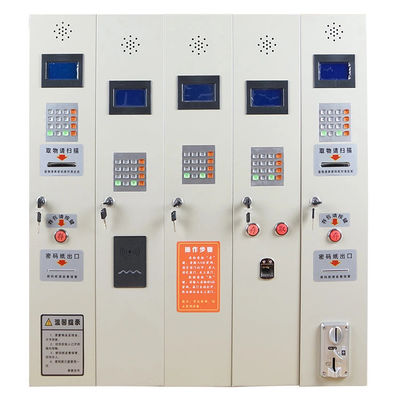 Stable 60 Doors Commercial Cell Phone Charging Station With Window Eletro Static Painting