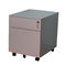 Knock Down Steel Mobile Pedestal 2 Drawers With Wheels Easy To Assemble
