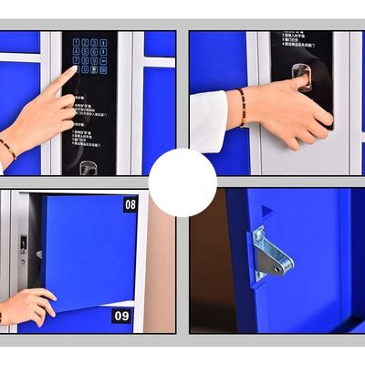 Digital Fingerprint Safe Locker , 48 Door 0.5 - 1.2mm Security Safe Locker