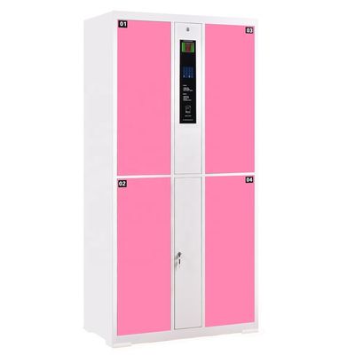 Four Electronic Safe Locker Fingerprint Identification H1800 * W850 * D460mm Size