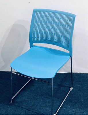 Plastic chair 12mm thick steel office furniture stackable office modern chair