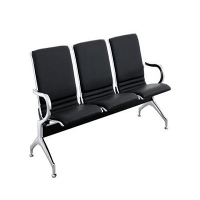 Office chair stainless steel leg office furniture public 3 hospitals  waiting chair of waiting company