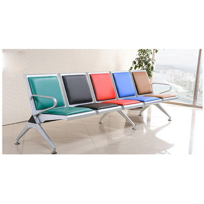 Office chair stainless steel leg office furniture public 3 hospitals  waiting chair of waiting company