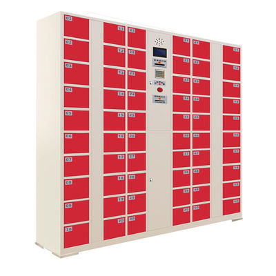 Stable 60 Doors Commercial Cell Phone Charging Station With Window Eletro Static Painting