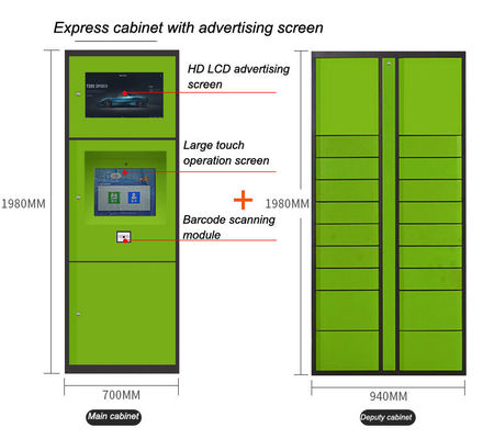 Assembled Package Delivery Lockers , Community / Office Personal Parcel Locker