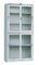 Glass Sliding Door Steel Stationery Cupboard Knock Down Structure 2-Tier Configuration