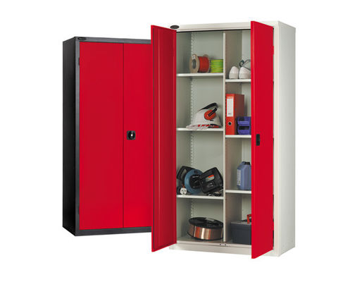 Swing Door Steel Cupboard / Knock Down Swing Door Metal Combination Storage Cupboard