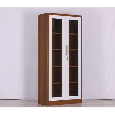 Two Door Folding Steel H1870 * W870 *D110mm Office Storage File Cabinet