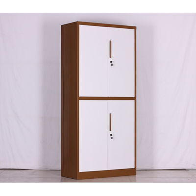 Folding Storage Cabinet 4 Door 0.5mm Steel Office Furniture