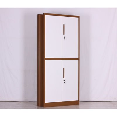 Folding Storage Cabinet 4 Door 0.5mm Steel Office Furniture