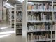 Double-Upright Double-Sided Metal Open Bookshelf / Steel Library Bookshelf