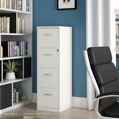 Knock down thick 0.6MM 4 Drawer Letter File Cabinet